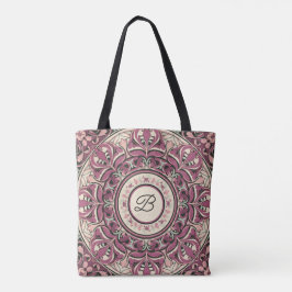 Nouveau Floral Mandala Tasche