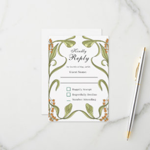 Nouveau Flowers Mariage RSVP