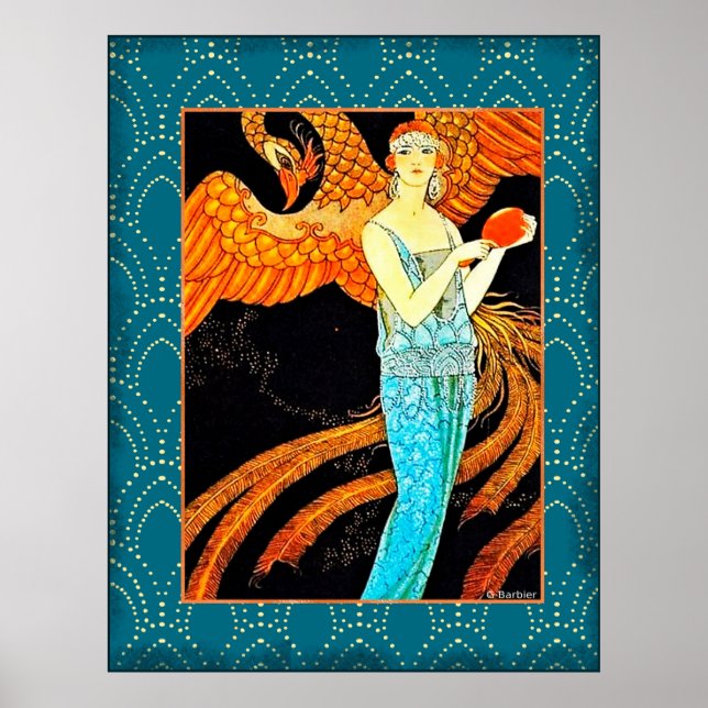 Nouveau Georges Barbier Art déco (Devant)