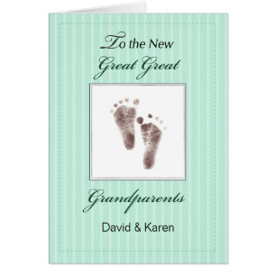 Nouveau Grand Grand-Parents de Bébé/Vert Neutre