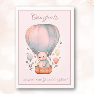 Nouveau Grandgirl Félicitations carte de voeux