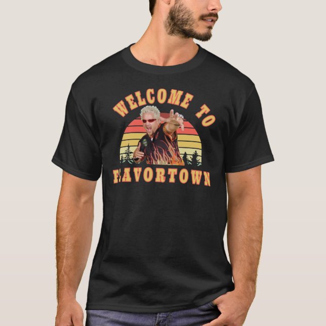 Nouveau Guy Fieri Fans Favortown Classic T-Shirt (Devant)