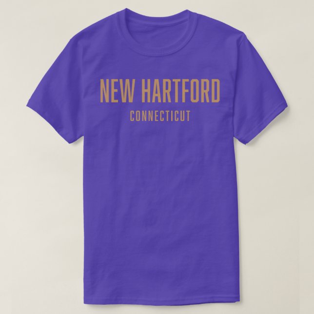 Nouveau Hartford Connecticut TShirt (Design devant)