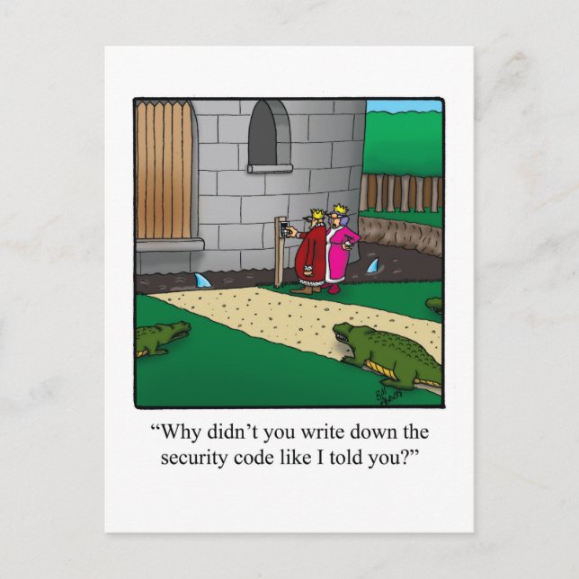 Nouveau Home Annouement Carte Postale Castle Code  (Devant)