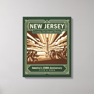 Nouveau Jersey Art Déco 250e anniversaire de l'Amé
