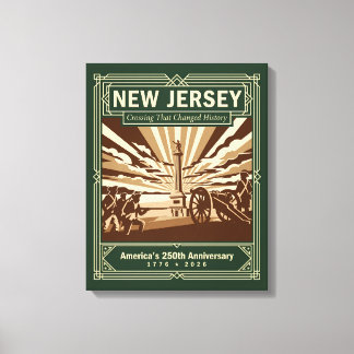 Nouveau Jersey Art Déco 250e anniversaire de l'Amé