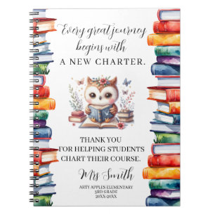 Nouveau livre de remerciement pour enseignant de c