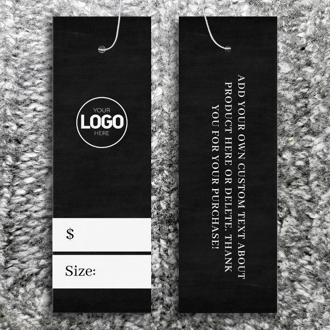 Nouveau logo Chalkboard Taille des vêtements Prix  (Créateur téléchargé)