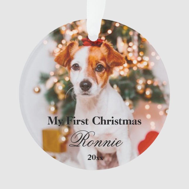 Nouveau marionnettiste premier ornement de Noël av (devant)