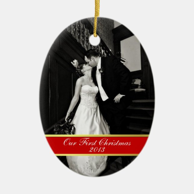 Nouveau Mer Premier Ornement de Noël (Devant)