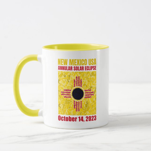 Nouveau-Mexique Antique Eclipse Mug (Gauche)