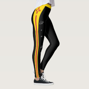 Nouveau-Mexique leggings de mode, N Mexique Drapea