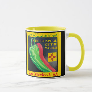 Nouveau-Mexique Rouge ou Vert Chili Coffee Cup Mug