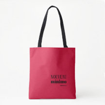 NOUVEAU MINIMO Modern Personalisiert Red