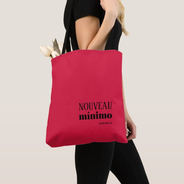 NOUVEAU MINIMO Modern Personalisiert Red Tasche (Von Nahem)