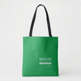 NOUVEAU MINIMO Moderne Personalisierte Kelly Green Tasche