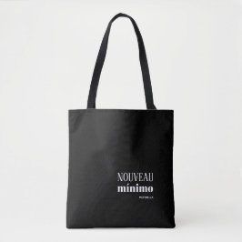 NOUVEAU MINIMO Stilvoll Personalisiert Schwarz Tasche