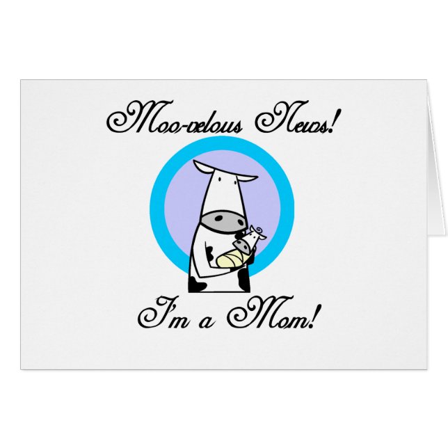 Nouveau Moo-velous Maman Tshirts et cadeaux (Devant horizontal)