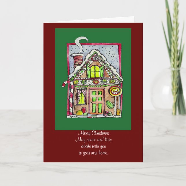 Nouveau Noël à la maison - carte de voeux (Devant)