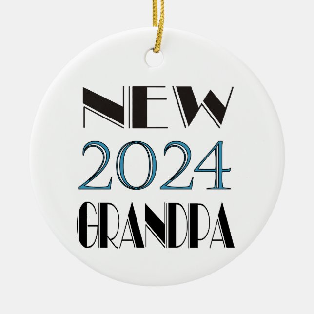 Nouveau ornement grand-père 2024 (Devant)
