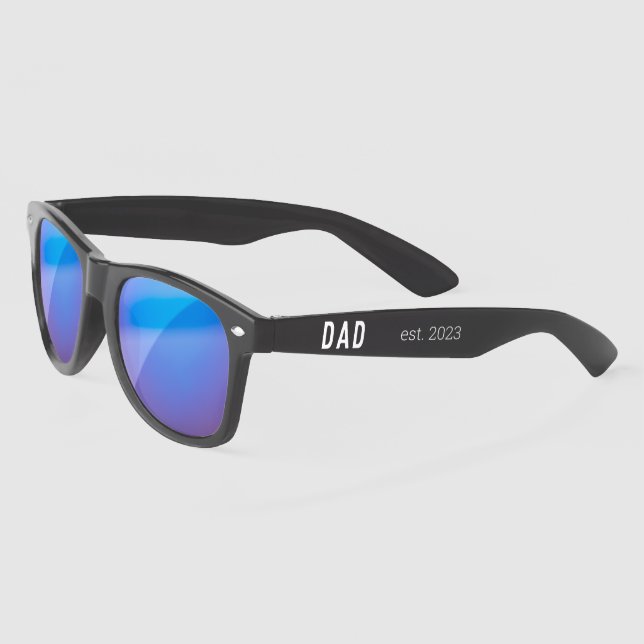 Nouveau Papa - est.2023 - Lunettes de soleil noir  (Gauche)