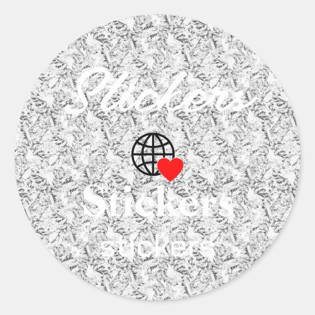 Nouveau personnalisation Stickers Logo Texte (Devant)