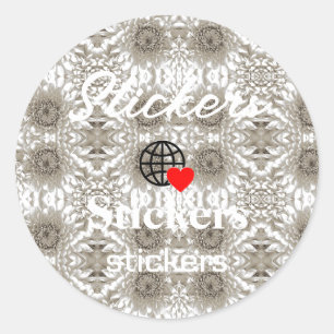 Nouveau personnalisation Stickers Logo Texte