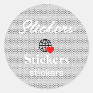 Nouveau personnalisation Stickers Logo Texte