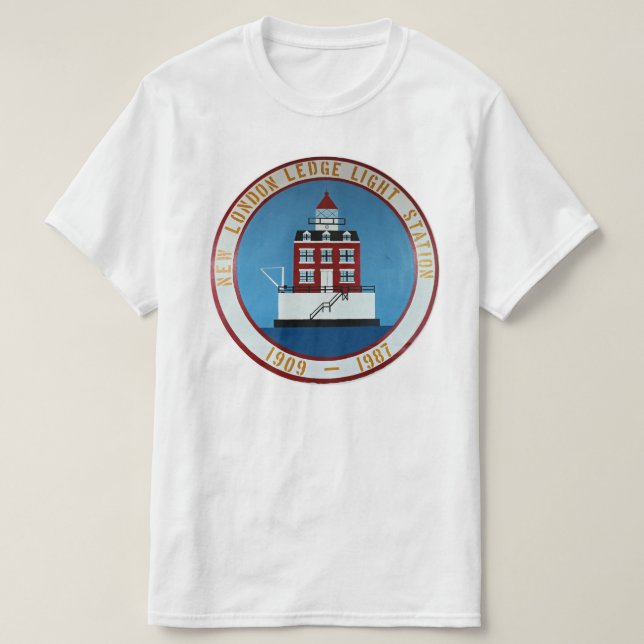 Nouveau phare de rebord de Londres, T-shirt du (Design devant)