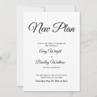 Nouveau plan élégant pour Faire-part Mariage repor