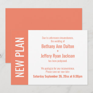 Nouveau plan saumon, Carte de mise à jour Mariage 