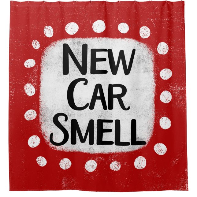 Nouveau rideau de douche Odeur de voiture (Devant)