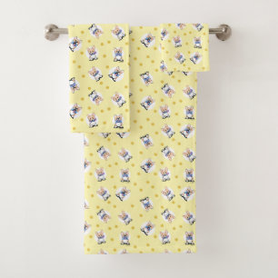 Nouveau set de serviettes Baby Corgi