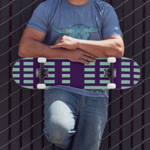 Nouveau skateboard élégant avec motif rayure moder