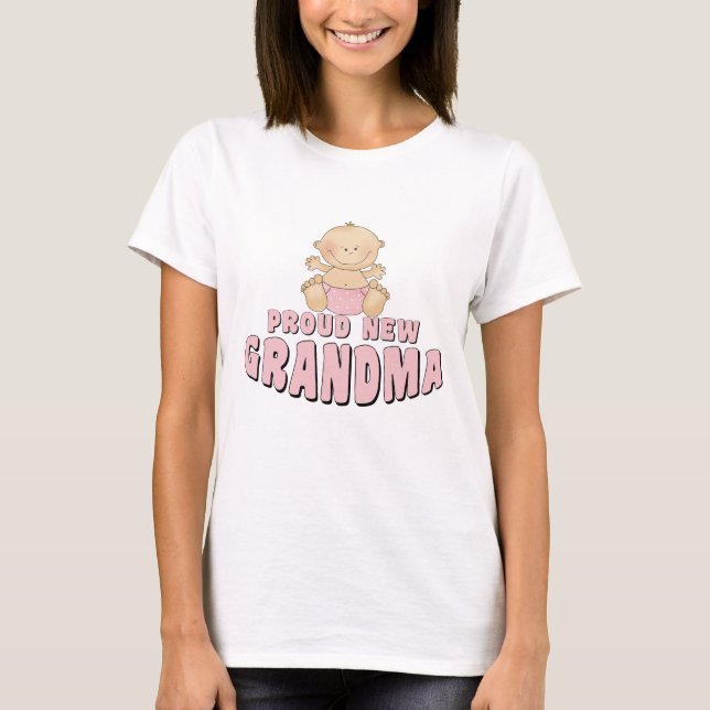 NOUVEAU T-shirt FIER de grand-maman (Devant)