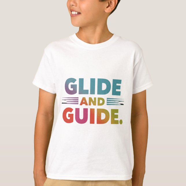 Nouveau T-shirt Glide et Guide (Devant)