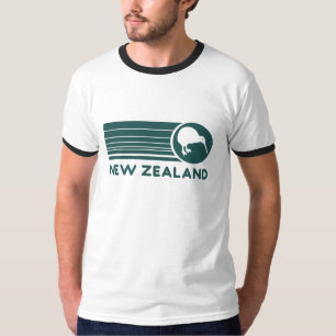 Nouveau T-Shirt Homme Zèbres Kiwi de Nouvelle-Zéla