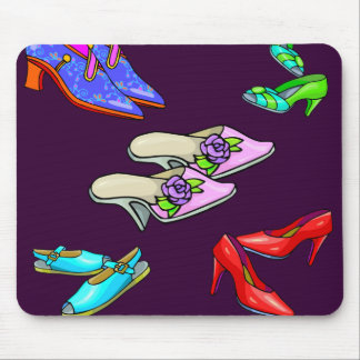 Nouveau tapis de souris de chaussures