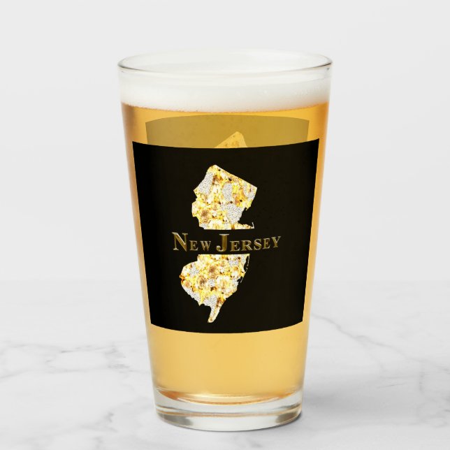 NOUVEAU VERRE DE BIÈRE JERSEY (Devant (rempli))