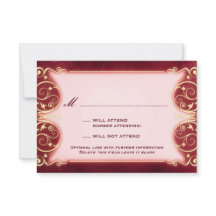 Nouveau Victorien : Rouge & Or RSVP