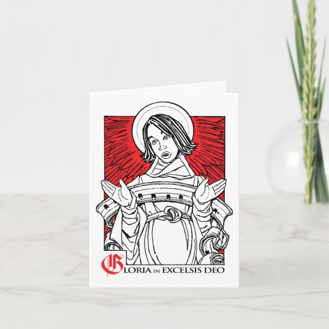 NOUVEAUTÉ ! Carte de Noël 2011 : Gloire à Dieu (Devant)