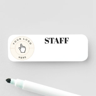 NOUVEAUTÉ ! Étiquette de nom - Effacement sec - 3"