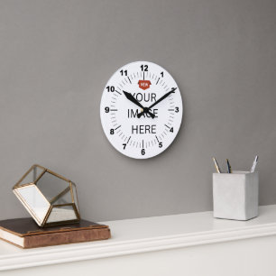 NOUVEAUTÉ ! Horloge murale, Acrylique ronde de 8 p