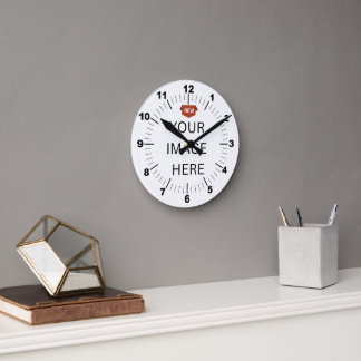 NOUVEAUTÉ ! Horloge murale, Acrylique ronde de 8 p