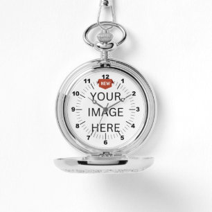 NOUVEAUTÉ ! Montre de poche argent - Personnalisé 