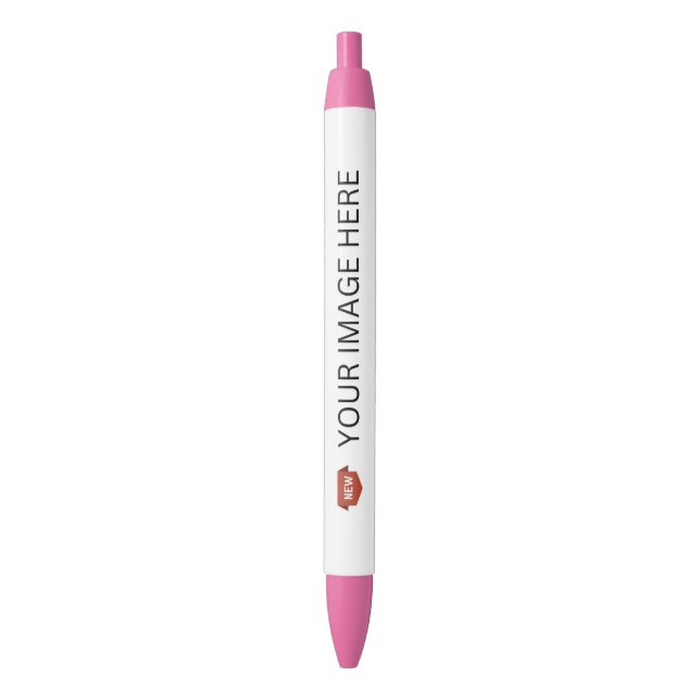 NOUVEAUTÉ ! Stylo - Rose rouge - Personnalisé - Ro (devant Vertical)