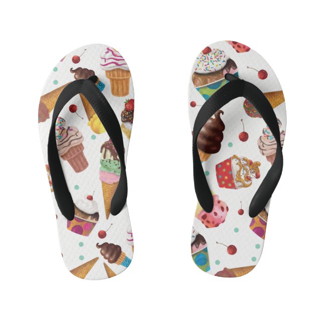 Nouveautés de la crème glacée Imprimer les tongs (Semelle)