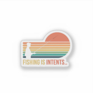 nouveaux autocollants de pêche