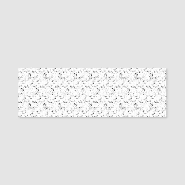 Nouveaux badges de nom TextLogo personnalisés (Devant)