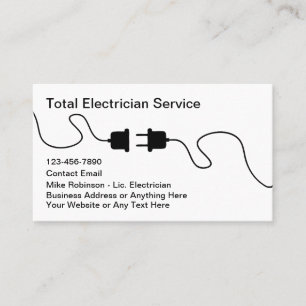 Nouveaux Cartes de visite électriciens